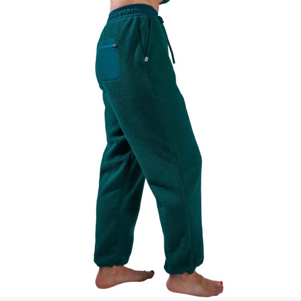 Wild Rye Danner High-Pile Fleece Jogger, size XL, color pine